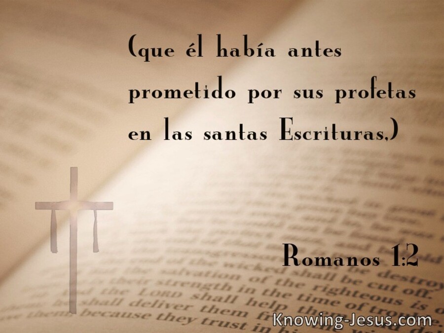 Romanos 1:2 (sabio)